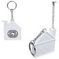 House Tape Measure Key Chain